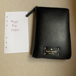 Black Kate Spade Wellesley Planner/Agenda 😍